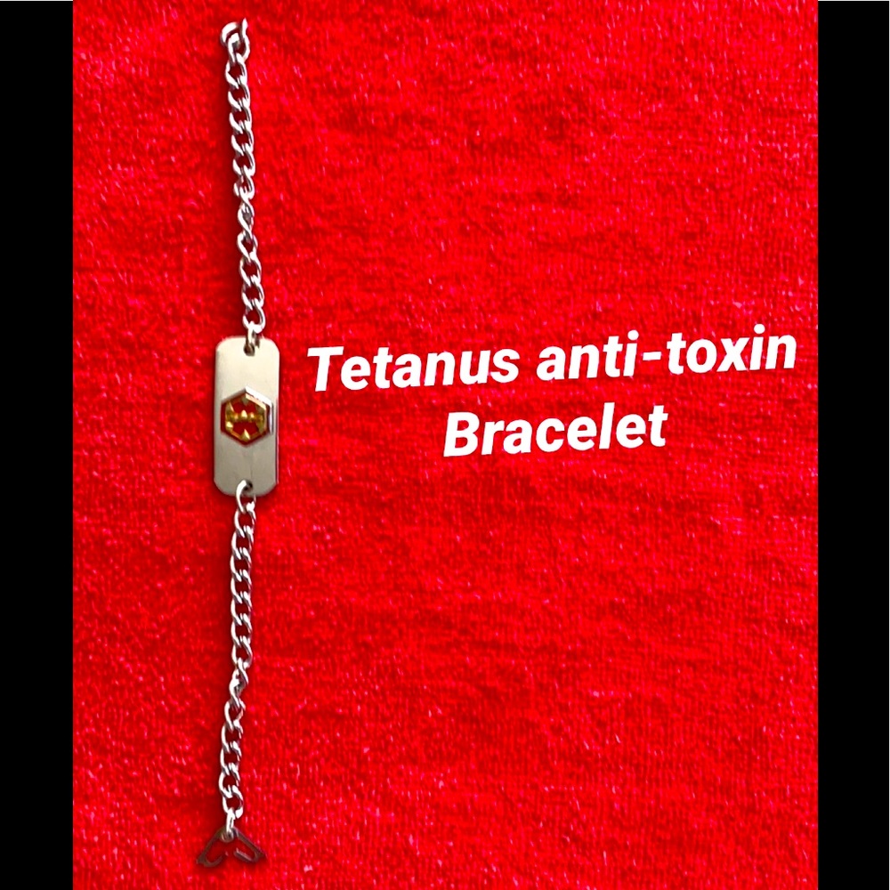 MEDICAL BRACELET TETANUS ANTI TOXIN